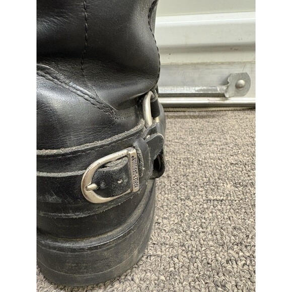 Harley Davidson Boots Mens 9 Black Motorcycle Boot - Picture 5 of 6